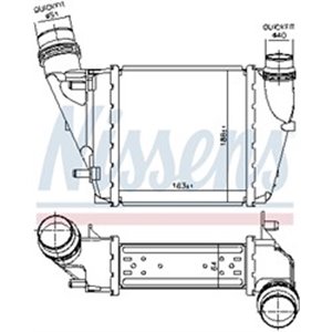 96452 Kompressoriõhu radiaator NISSENS - Top1autovaruosad