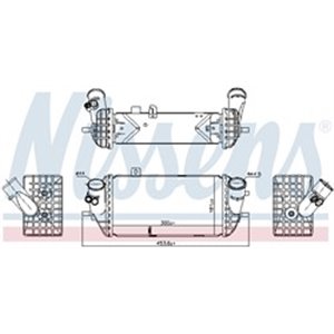 NIS 96144 Intercooler fits: HYUNDAI ACCENT IV, I20 ACTIVE, I20 II, I30; KIA