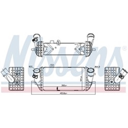 NISSENS 96144 - Intercooler fits: HYUNDAI ACCENT IV, I20 ACTIVE, I20 II, I30 KIA CEE'D, PRO CEE'D, RIO III, RIO IV, STONIC 1.1D