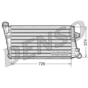 DIT99020 Kompressoriõhu radiaator DENSO - Top1autovaruosad