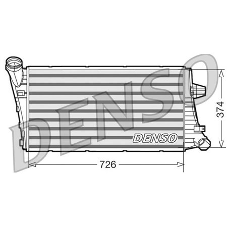 DIT99020 Kompressoriõhu radiaator DENSO