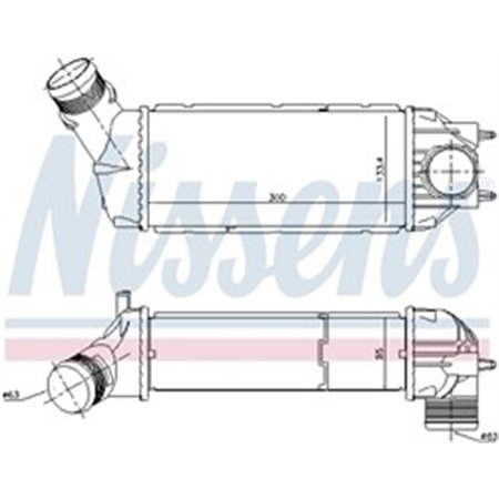 96720 Charge Air Cooler NISSENS