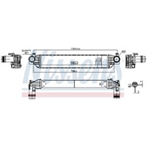 961558 Kompressoriõhu radiaator NISSENS - Top1autovaruosad