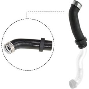 GAT09-0177 Intercooler hose (diameter 48/48,5mm, length 280mm, black) fits: 