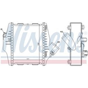 96579 Charge Air Cooler NISSENS - Top1autovaruosad