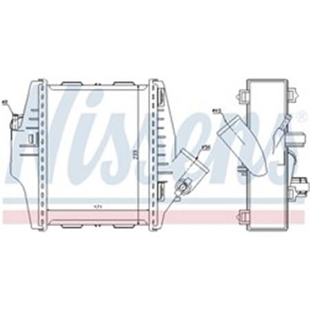 96579 Charge Air Cooler NISSENS