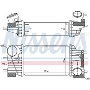 96360 Charge Air Cooler NISSENS - Top1autovaruosad