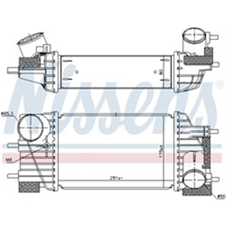 96360 Kompressoriõhu radiaator NISSENS