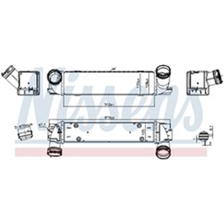 96336 Charge Air Cooler NISSENS