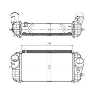 NRF 309066 Vahejahuti sobib: HYUNDAI GRAND SANTA FÉ, SANTA FÉ III KIA SOREN