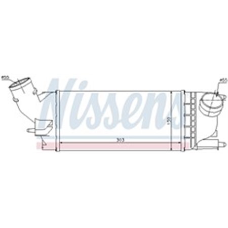 96599 Charge Air Cooler NISSENS