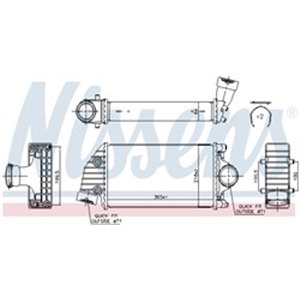 96175 Charge Air Cooler NISSENS - Top1autovaruosad