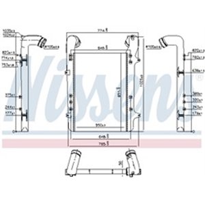 96975 Ladda Luftkylare NISSENS