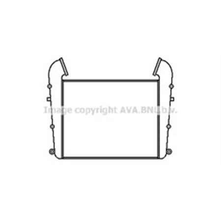 AVA COOLING SC4005 - Intercooler passar: SCANIA 2, 3 DS11.14-DSC14.16 01.81-12.96