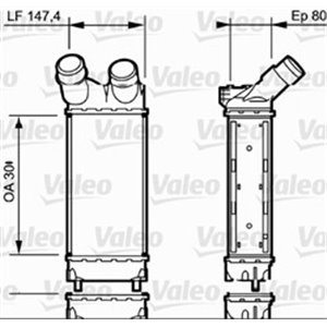 VAL818866 Vahejahuti sobib: CITROEN BERLINGO, BERLINGO MULTISPACE, BERLINGO