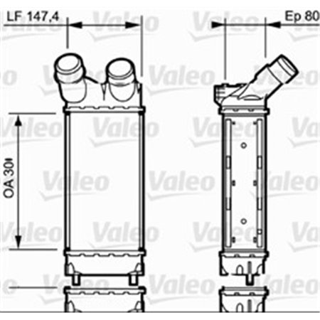 818866 Интеркулер VALEO
