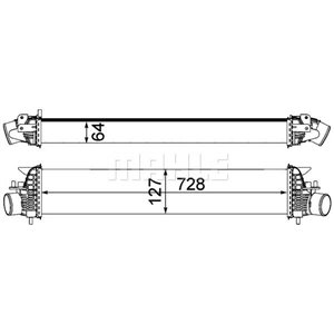 CI 318 000P Kompressoriõhu radiaator MAHLE - Top1autovaruosad