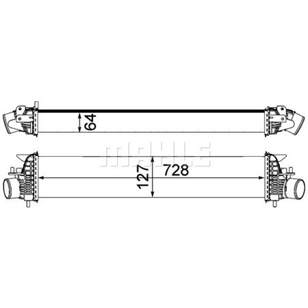 CI 318 000P Charge Air Cooler MAHLE