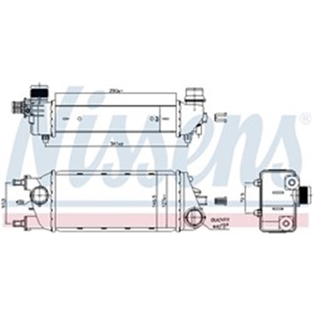 96267 Charge Air Cooler NISSENS