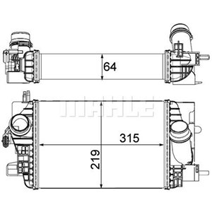 CI 235 000P Vahejahuti sobib: OPEL MERIVA A, MERIVA B 1.4/1.4LPG 07.04 03.17