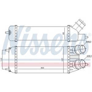 NIS 96613 Intercooler fits: CITROEN JUMPY; FIAT SCUDO, ULYSSE; LANCIA PHEDR