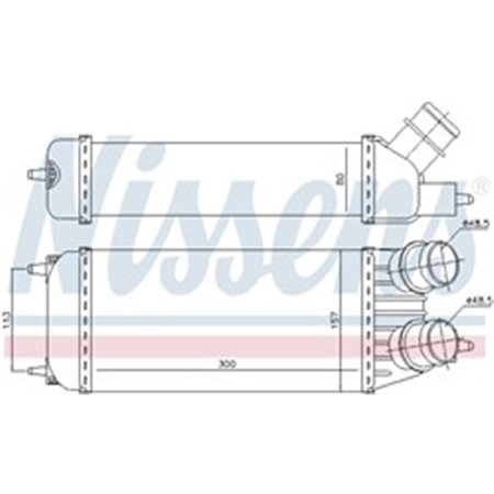 96613 Интеркулер NISSENS