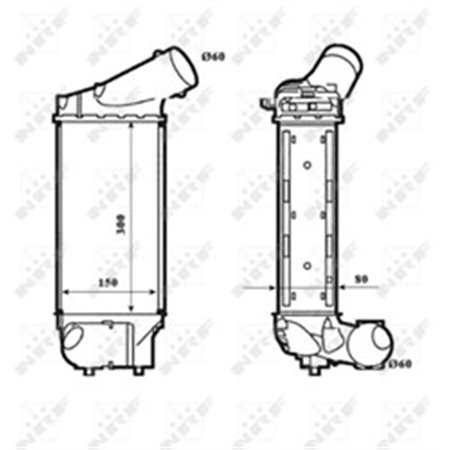 30195 Kompressoriõhu radiaator NRF