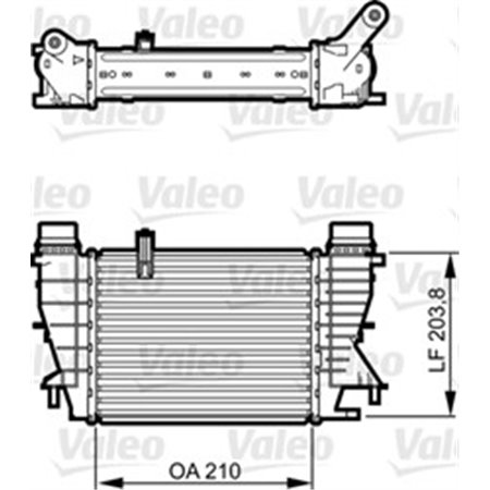 818264 Charge Air Cooler VALEO