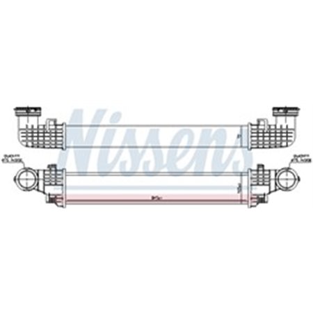 NISSENS 96434 - Intercooler passar: MERCEDES CLS (C219), E T-MODEL (S211), E (W211) 2.1D/3.0D 03.03-12.10