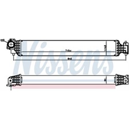 961527 Kompressoriõhu radiaator NISSENS