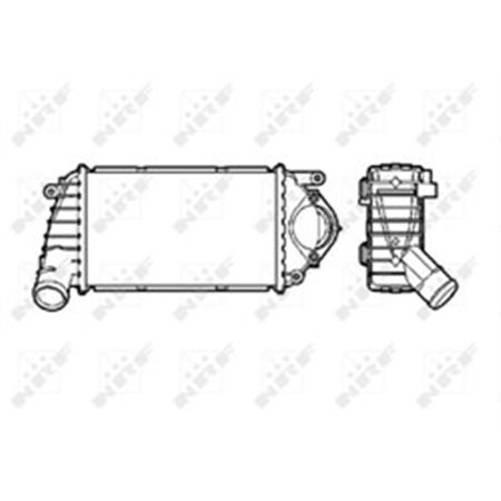 NRF 30849 - Intercooler fits: SEAT AROSA VW LUPO I, POLO 1.2D/1.4D 01.99-07.05