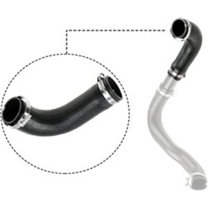 GAT09-0620 Intercooler hose (diameter 50/52,5mm, length 280mm, black) fits: 
