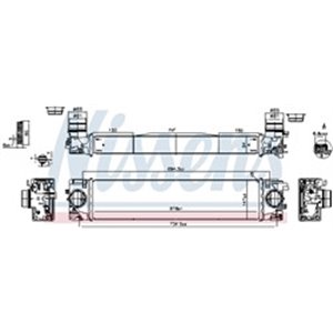 961541 Charge Air Cooler NISSENS - Top1autovaruosad