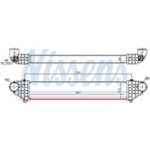 96474 Charge Air Cooler NISSENS - Top1autovaruosad