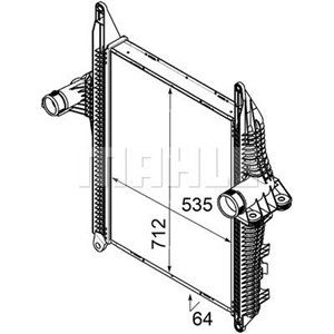 CI 178 000P Kompressoriõhu radiaator MAHLE - Top1autovaruosad