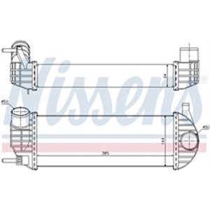 96572 Charge Air Cooler NISSENS - Top1autovaruosad