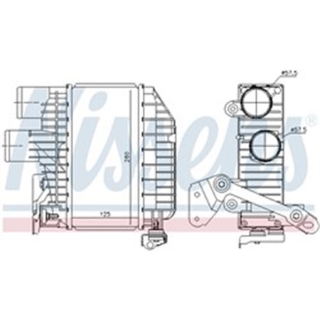 96758 Kompressoriõhu radiaator NISSENS