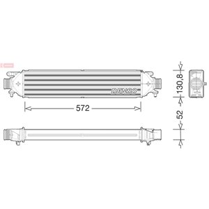 DIT01008 Kompressoriõhu radiaator DENSO - Top1autovaruosad