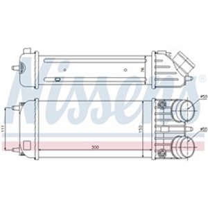 NIS 96593 Intercooler fits: NISSAN PATROL GR V; PEUGEOT 207 1.6/2.8D 06.97 