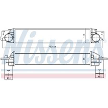 96411 Kompressoriõhu radiaator NISSENS