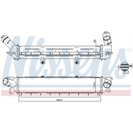 NISSENS 961242 - Intercooler passar: HYUNDAI KONA 1.6 06.17-