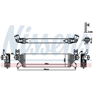 NIS 961507 Intercooler fits: SUZUKI SX4 S CROSS, VITARA 1.0/1.4 09.15 