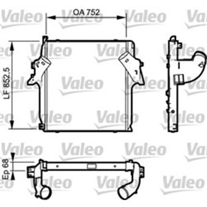 818781 Интеркулер VALEO - Top1autovaruosad