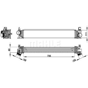 CI 148 000P Ladda Luftkylare MAHLE - Top1autovaruosad