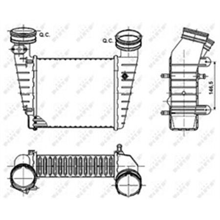 30147A Charge Air Cooler NRF