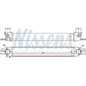 96536 Charge Air Cooler NISSENS - Top1autovaruosad
