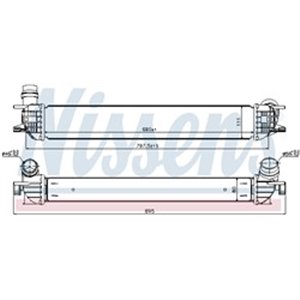 NIS 96502 Vahejahuti (toru diameeter 46 mm/ 56 mm) sobib: RENAULT LAGUNA, L