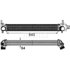 CI 165 000P Kompressoriõhu radiaator MAHLE - Top1autovaruosad