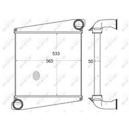 30555 Kompressoriõhu radiaator NRF