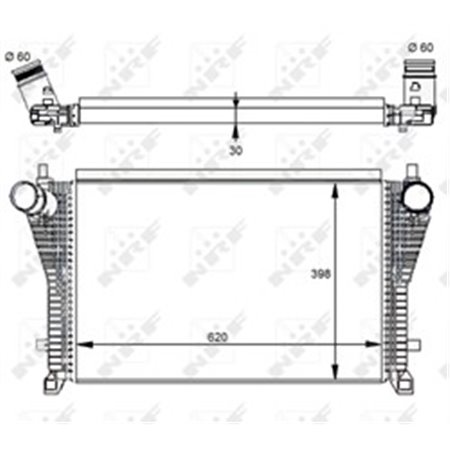 30291 Ladda Luftkylare NRF